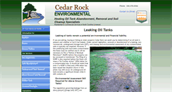 Desktop Screenshot of cedarrockenvironmental.com
